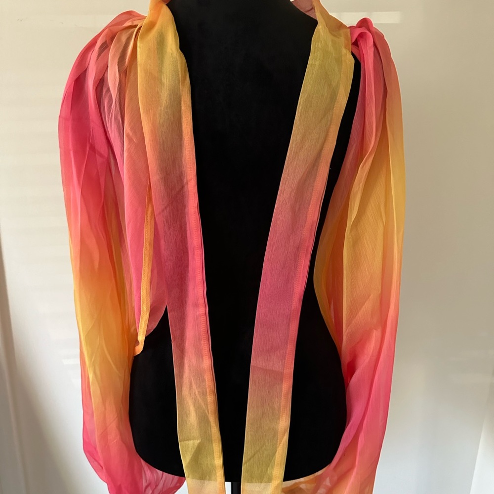 Pink and yellow top